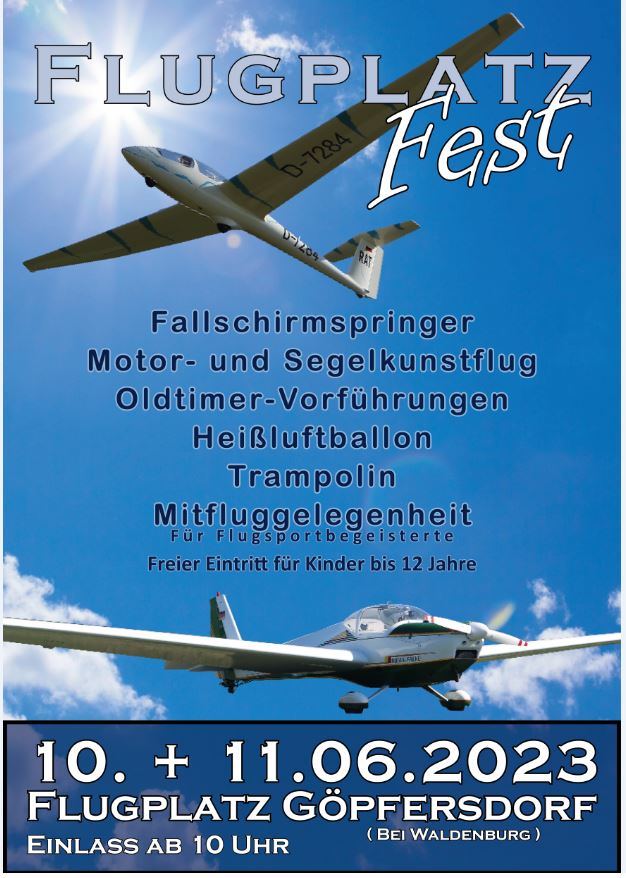 Flugplatzfest in Göpfersdorf