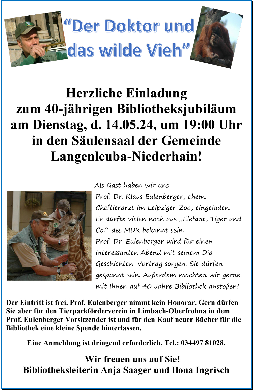 40 Jahre Bibliothek Langenleuba-Niederhain